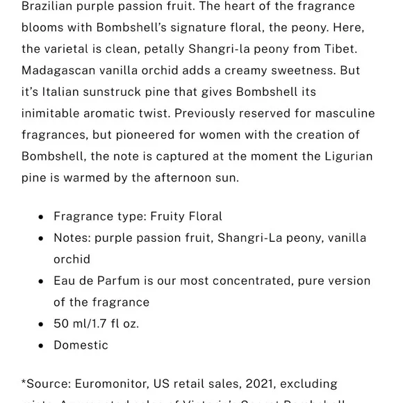 Victoria's Secret Bombshell Eau de Parfum - Picture 8 of 9